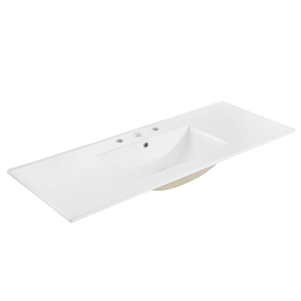 Soma Bathroom Vanity with White Basin Included by Modway