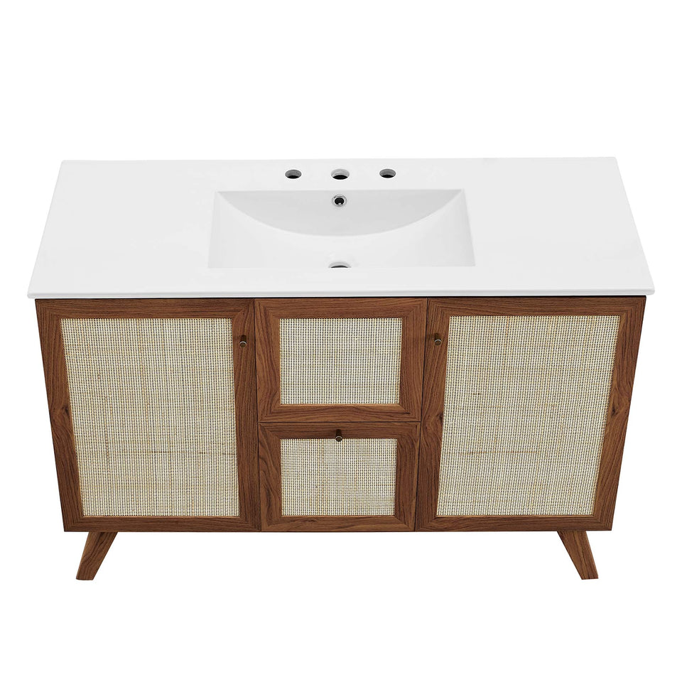 Soma Bathroom Vanity with White Basin Included by Modway