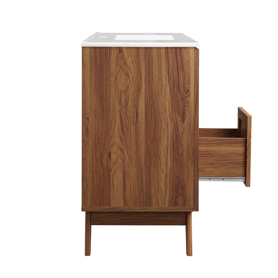 Soma Bathroom Vanity with White Basin Included by Modway