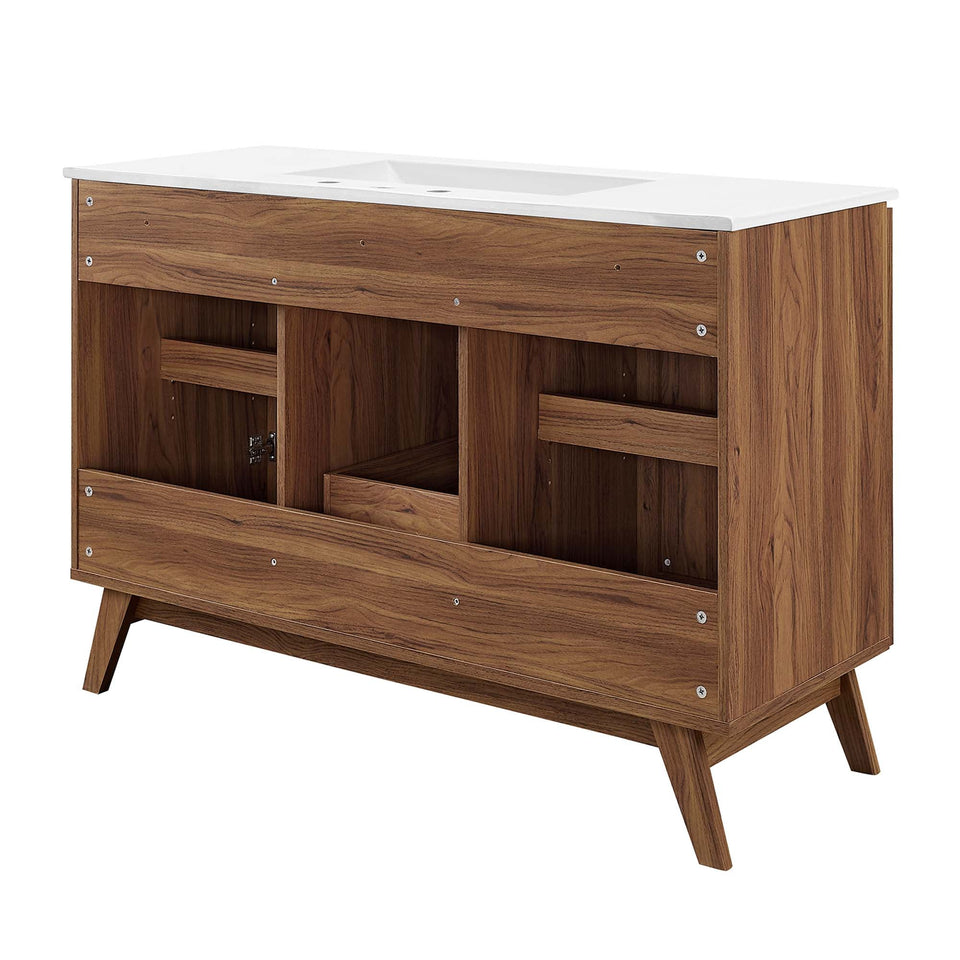 Soma Bathroom Vanity with White Basin Included by Modway
