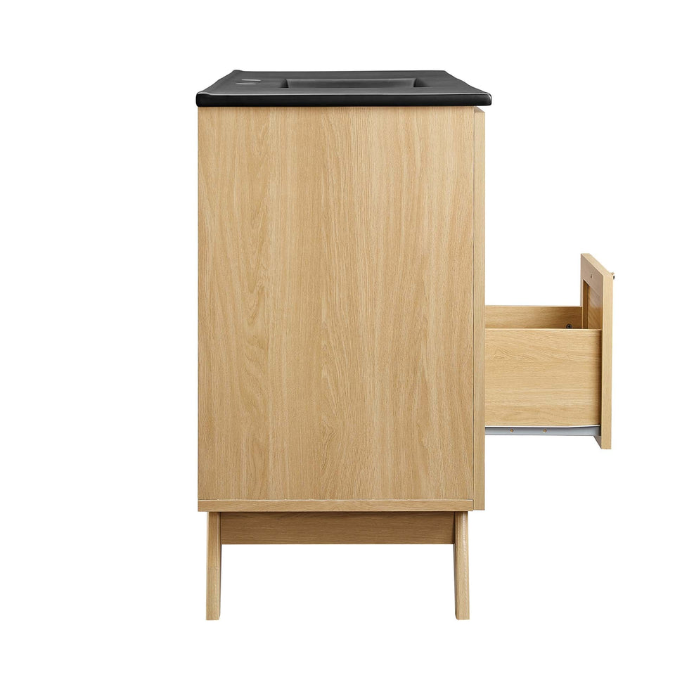 Soma Bathroom Vanity with Black Basin Included by Modway