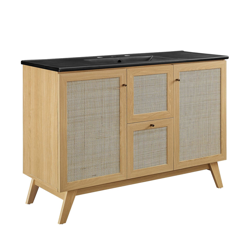 Soma Bathroom Vanity with Black Basin Included by Modway