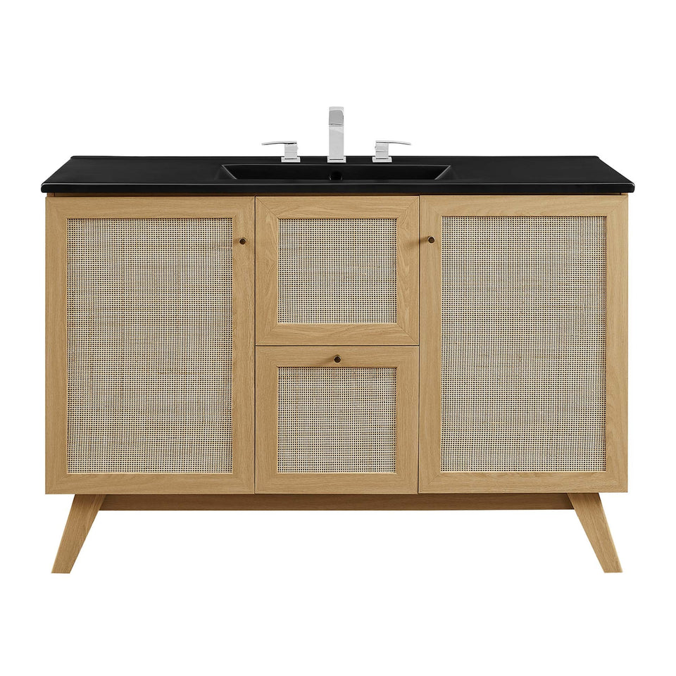 Soma Bathroom Vanity with Black Basin Included by Modway