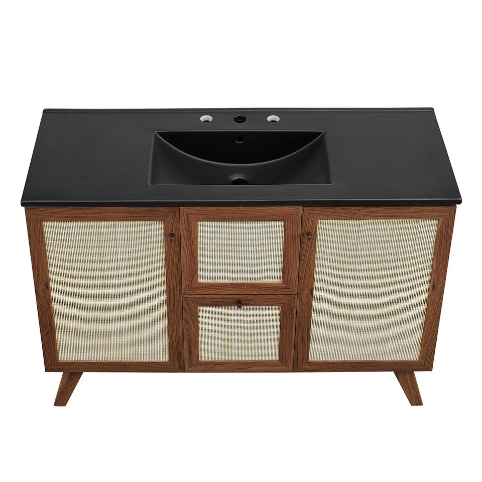 Soma Bathroom Vanity with Black Basin Included by Modway