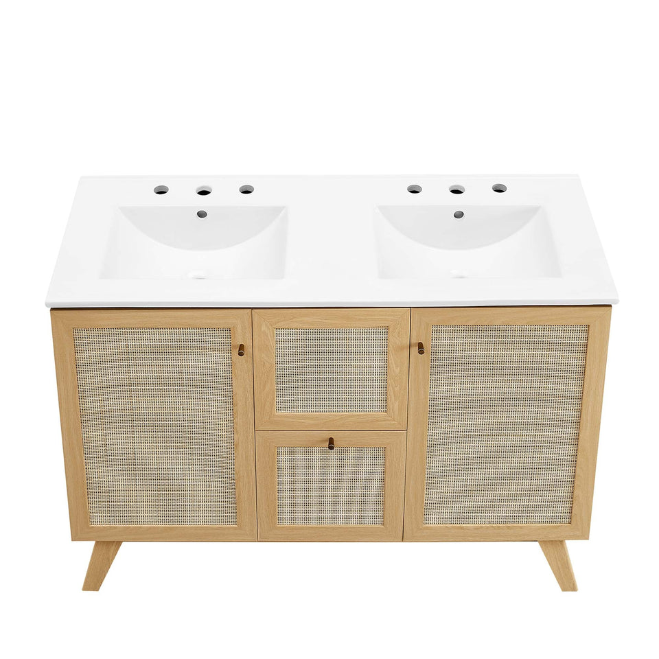 Soma Bathroom Vanity with White Basin Included by Modway