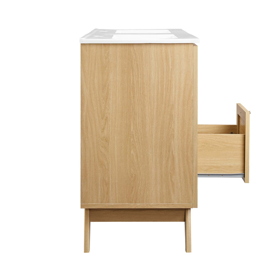 Soma 48" Double Sink Bathroom Vanity by Modway