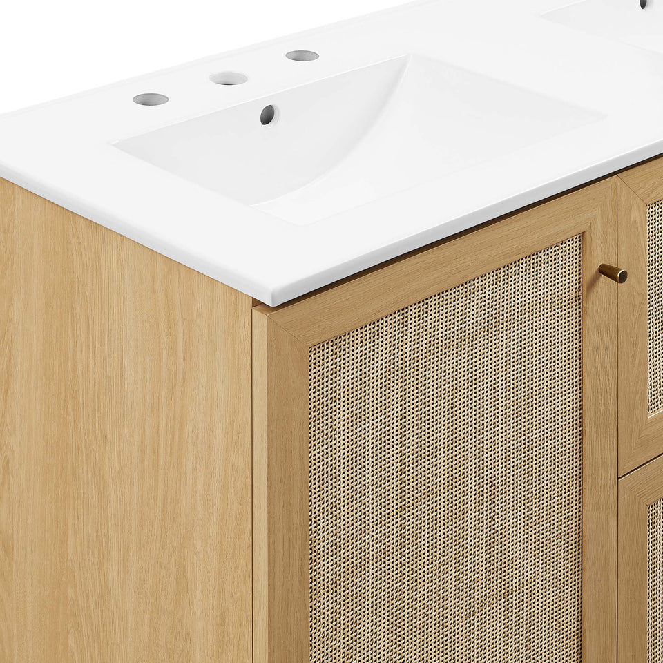 Soma 48" Double Sink Bathroom Vanity by Modway