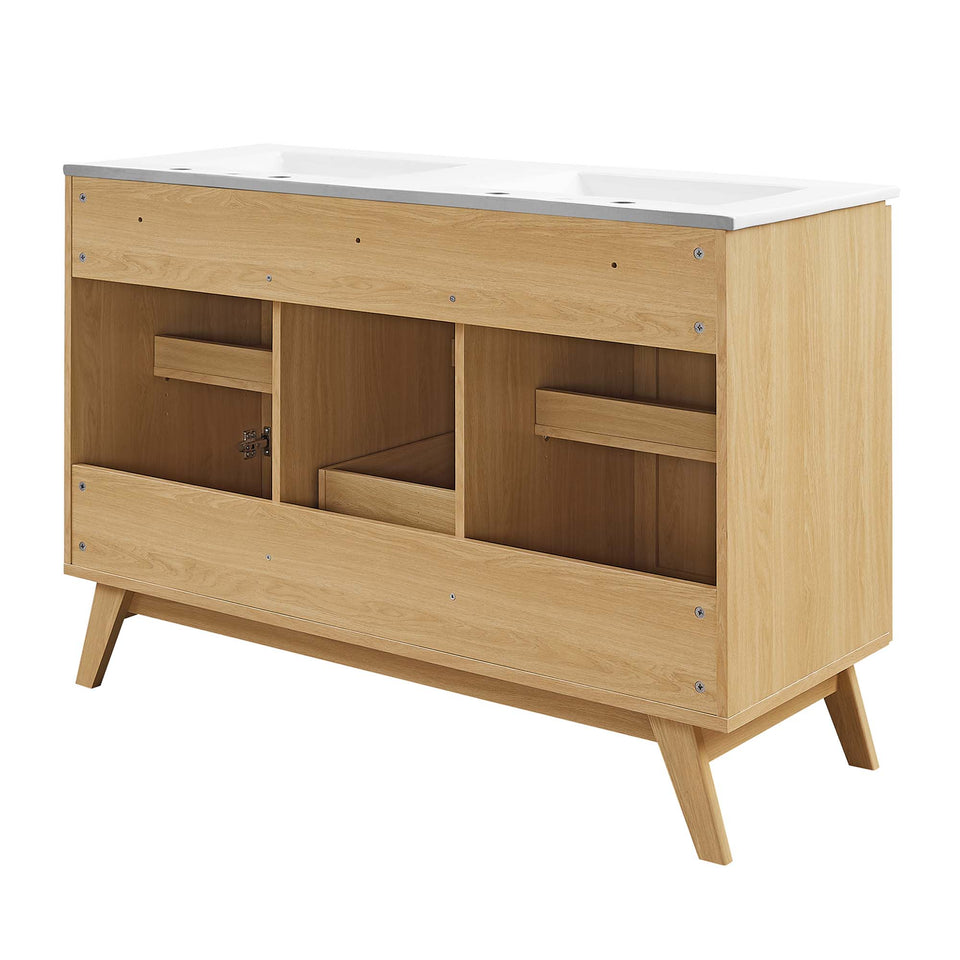 Soma 48" Double Sink Bathroom Vanity by Modway