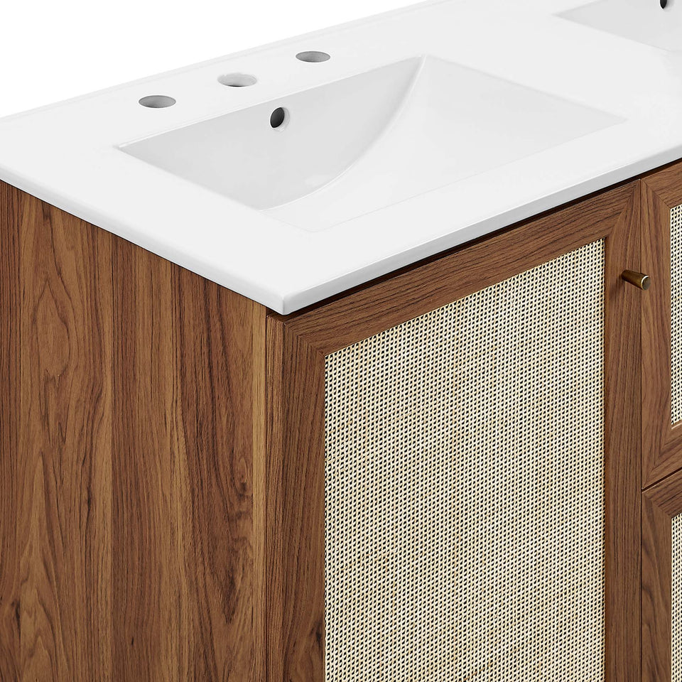 Soma 48" Double Sink Bathroom Vanity by Modway