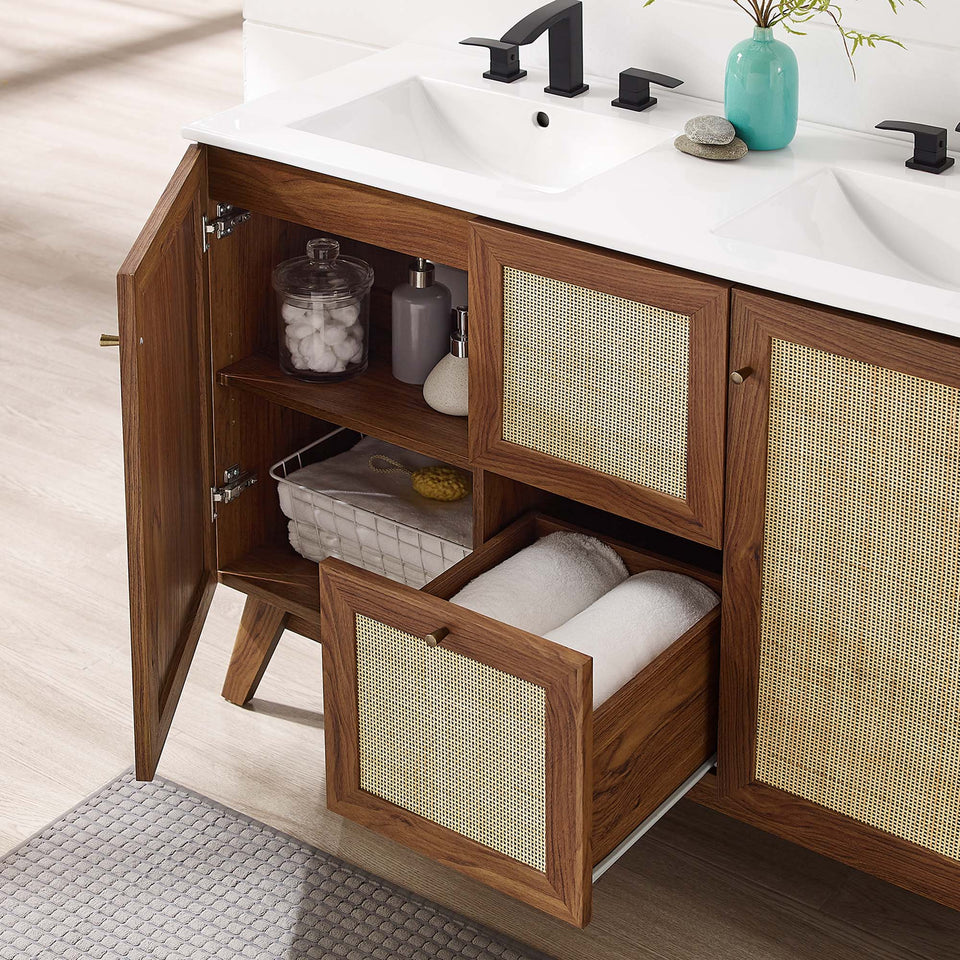 Soma 48" Double Sink Bathroom Vanity by Modway