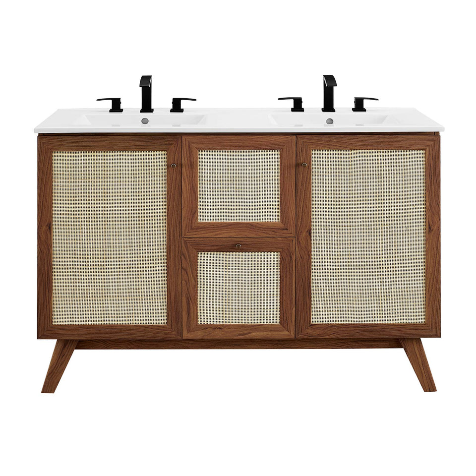 Soma 48" Double Sink Bathroom Vanity by Modway