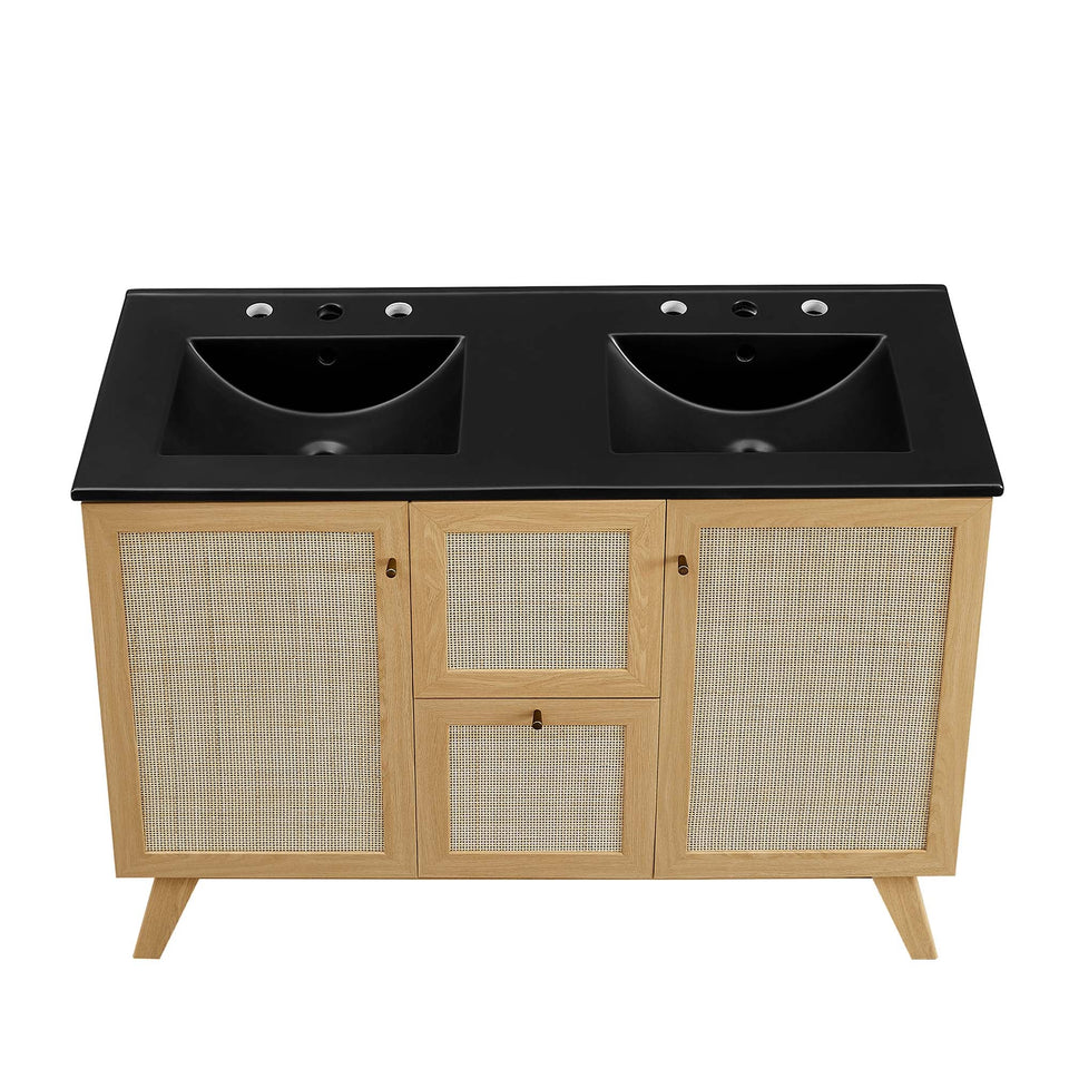 Soma Bathroom Vanity with Black Basin Included by Modway
