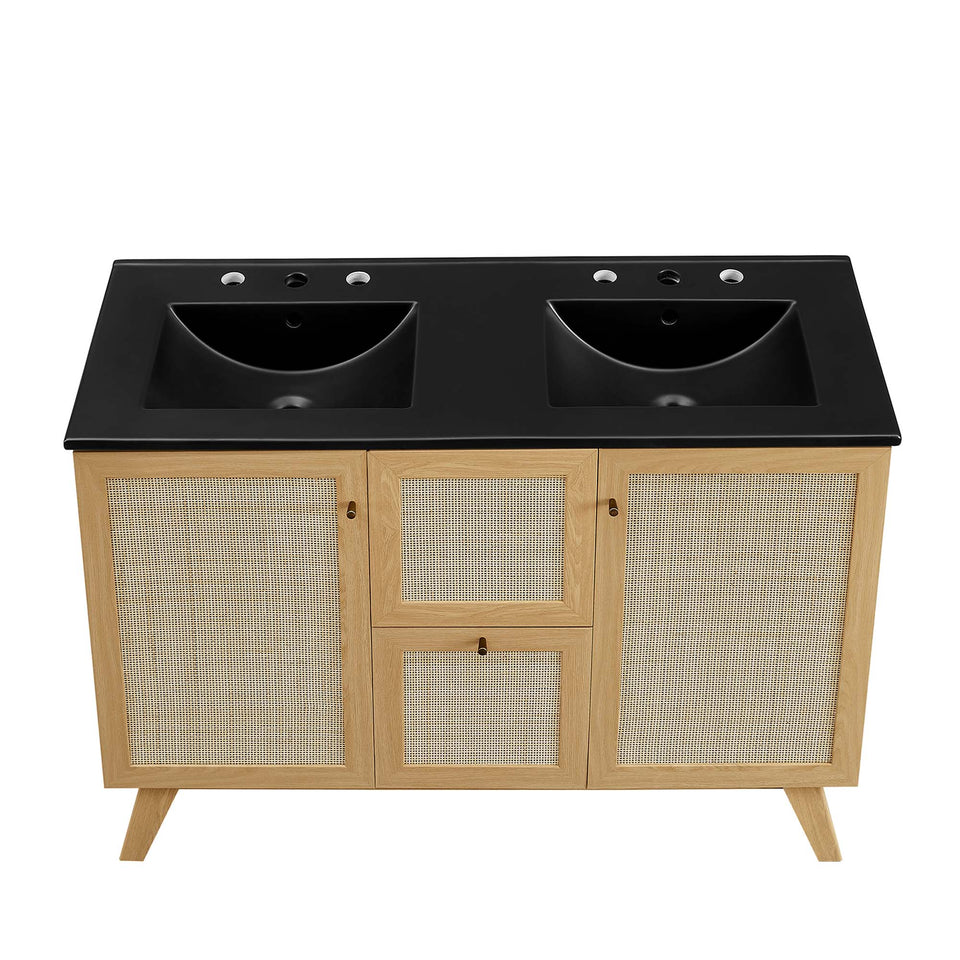 Soma 48" Double Sink Bathroom Vanity by Modway