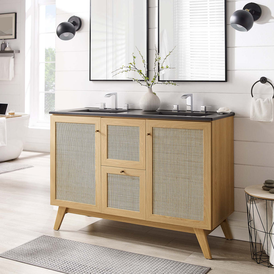 Soma 48" Double Sink Bathroom Vanity by Modway