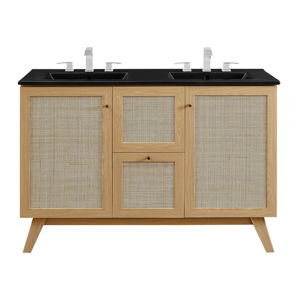 Soma 48" Double Sink Bathroom Vanity by Modway