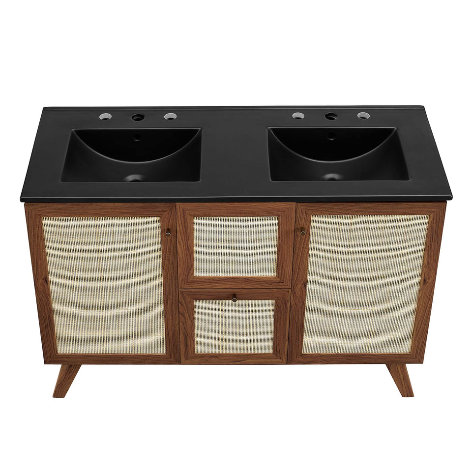Soma 48" Double Sink Bathroom Vanity by Modway