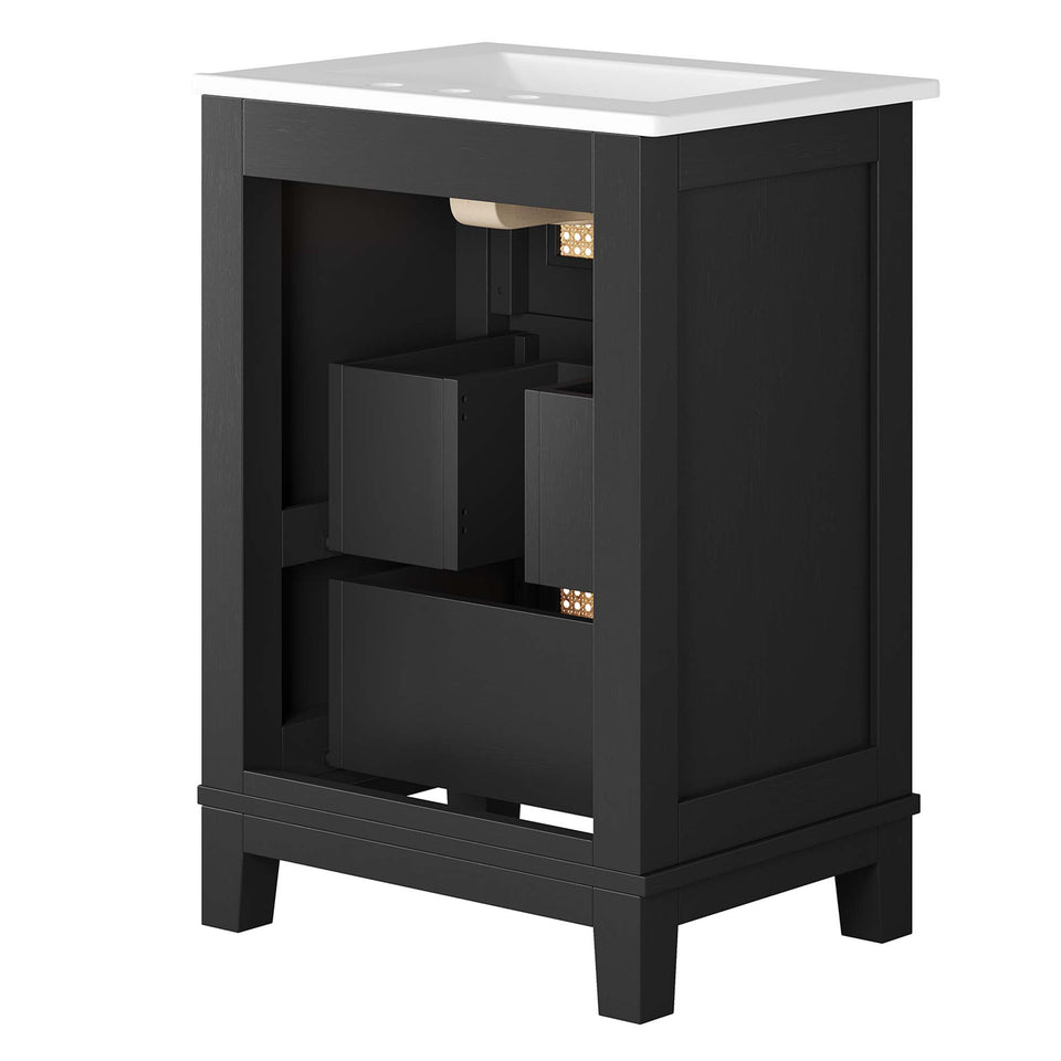 Dixie 24" Solid Wood Bathroom Vanity by Modway