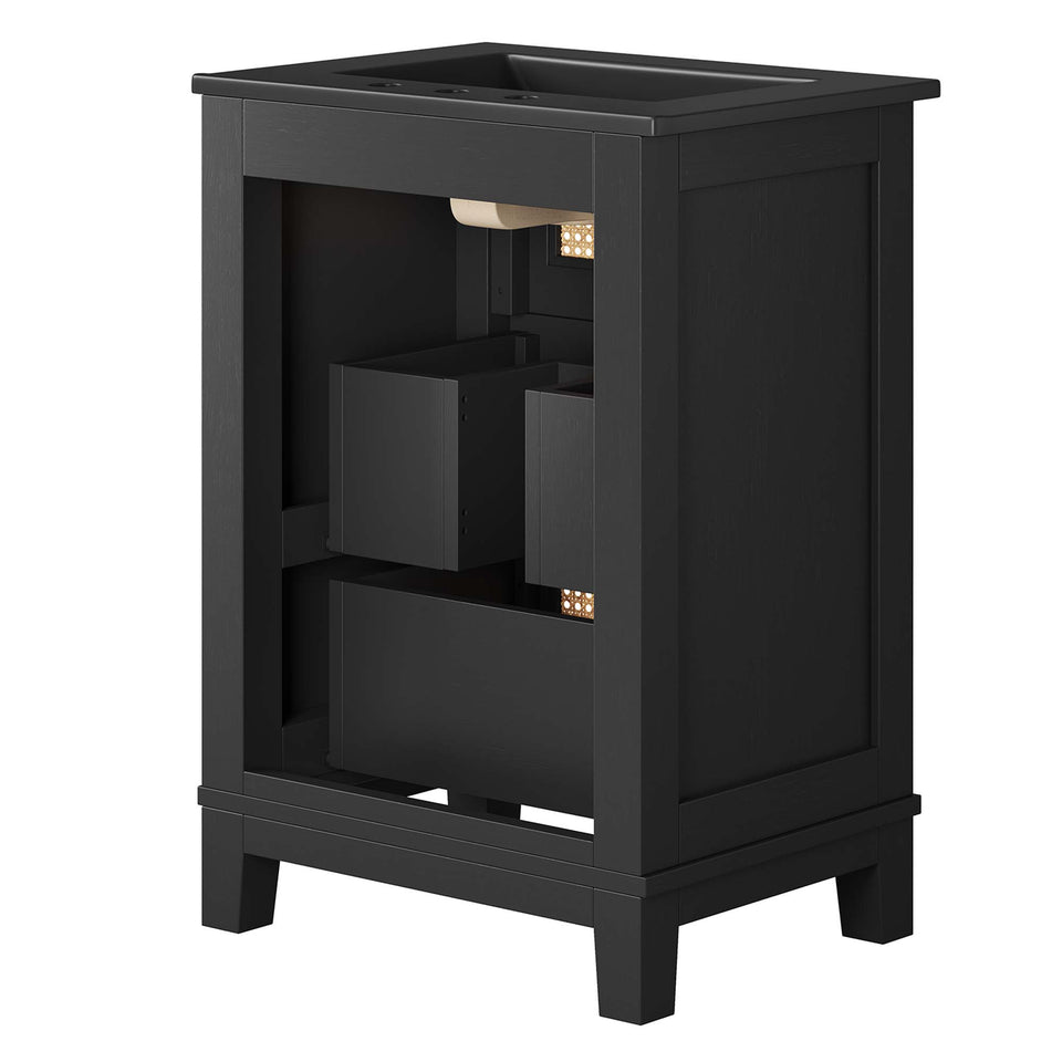Dixie 24" Solid Wood Bathroom Vanity Cabinet by Modway