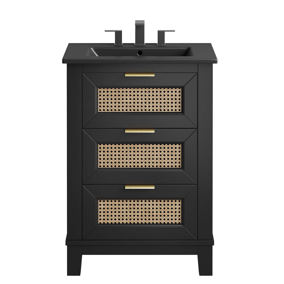Dixie 24" Solid Wood Bathroom Vanity Cabinet by Modway