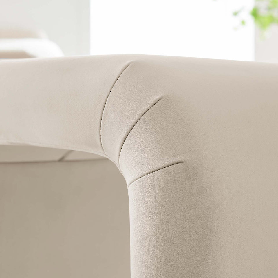 Koda Performance Velvet Waterfall Stool by Modway