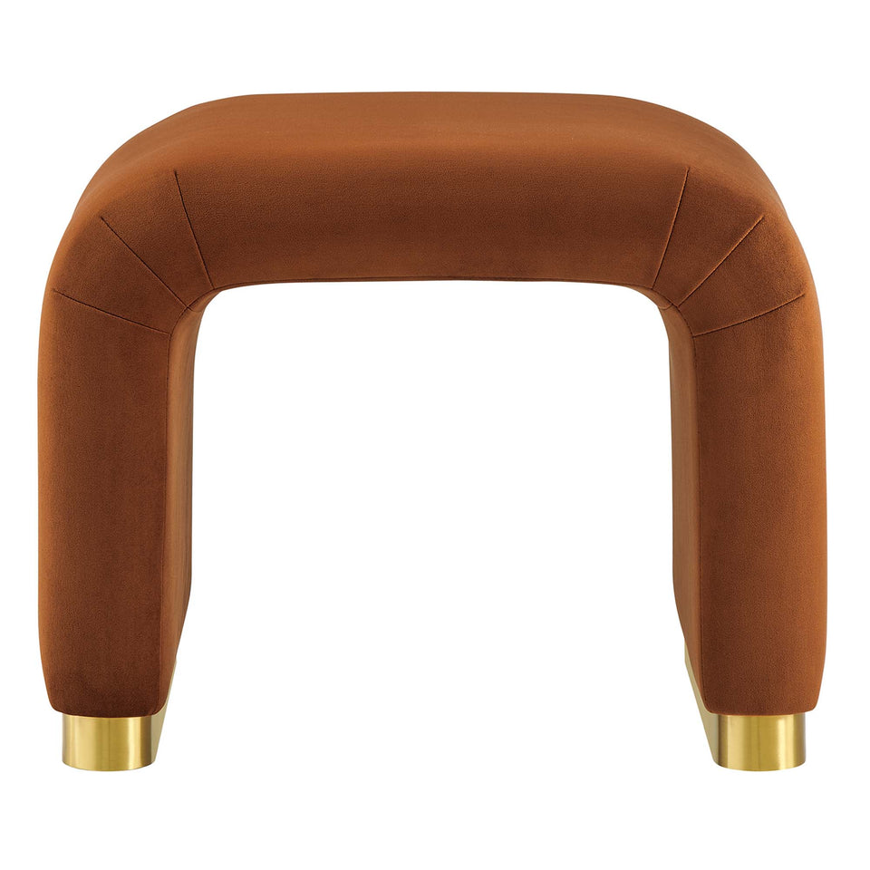 Koda Performance Velvet Waterfall Stool by Modway