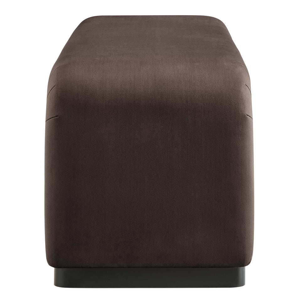 Koda Performance Velvet Waterfall Long Bench by Modway