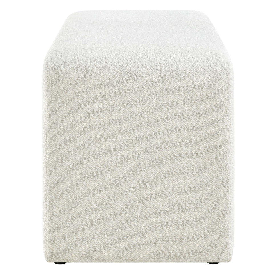 Simba Boucle Fabric Waterfall Long Bench by Modway