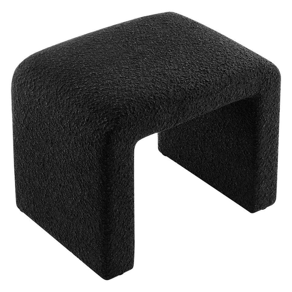 Simba Boucle Fabric Waterfall Stool by Modway