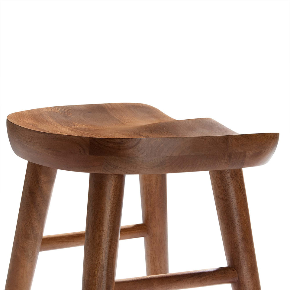 Saville Backless Wood Counter Stools Set of 2 by Modway