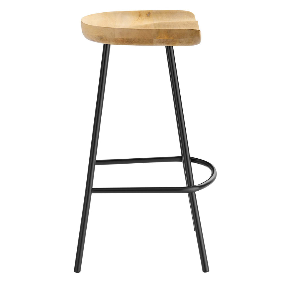 Concord Backless Wood Counter Stools Set of 2 by Modway