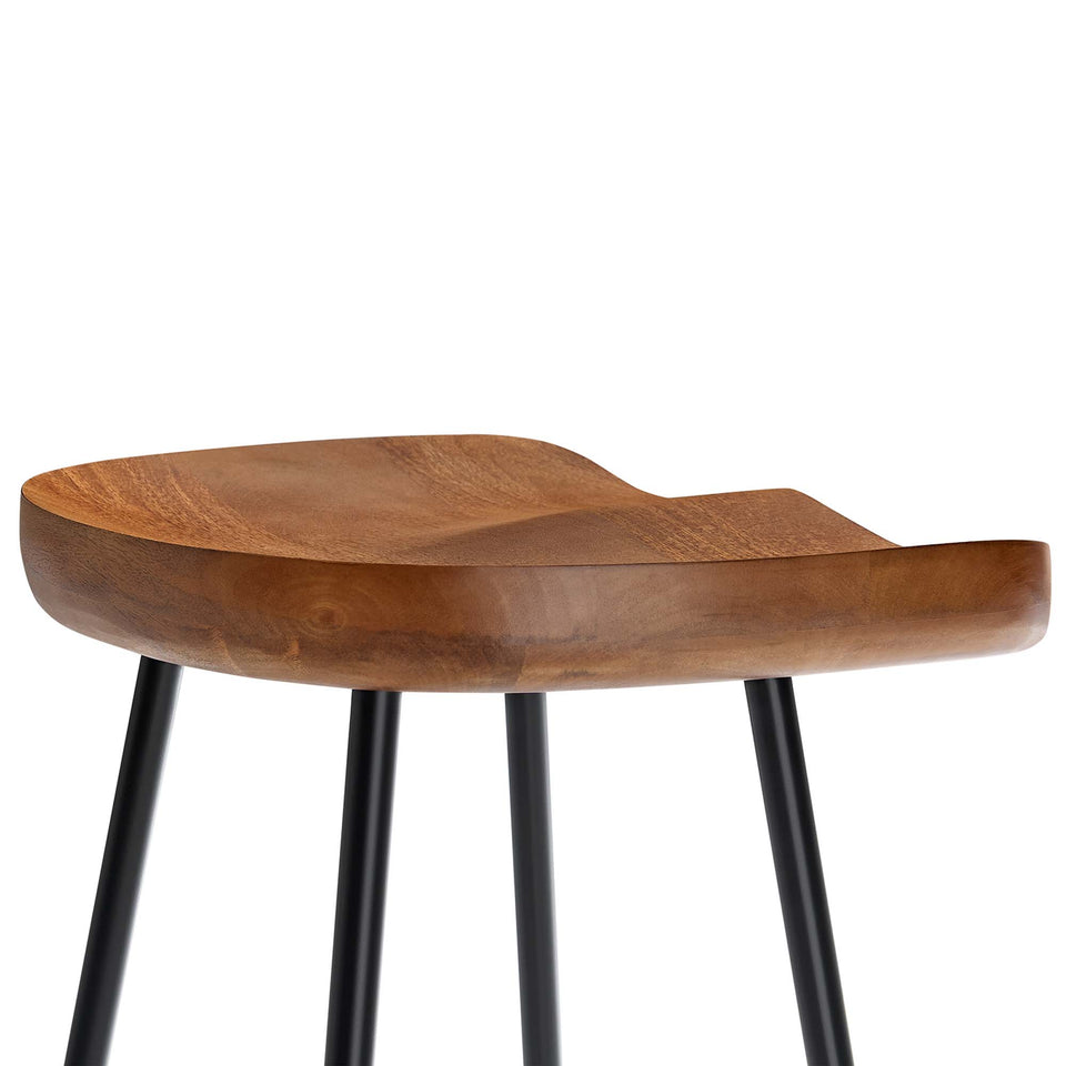 Concord Backless Wood Counter Stools Set of 2 by Modway