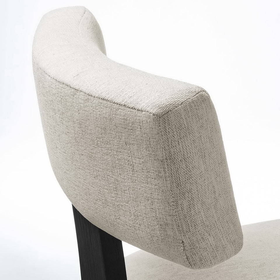 Nalani Fabric Upholstered Dining Chairs Set of 2 by Modway
