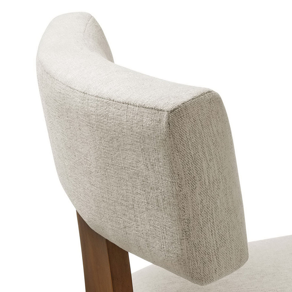 Nalani Fabric Upholstered Dining Chairs Set of 2 by Modway