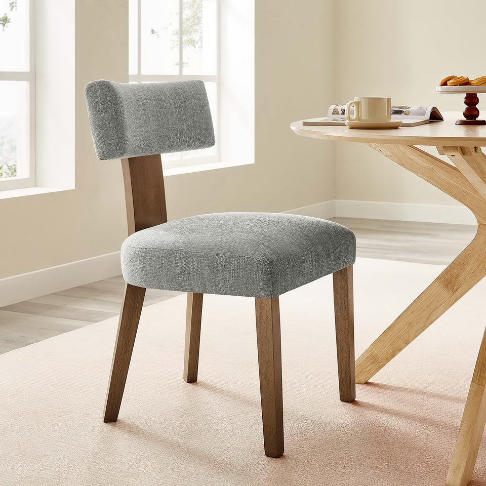Nalani Fabric Upholstered Dining Chairs Set of 2 by Modway