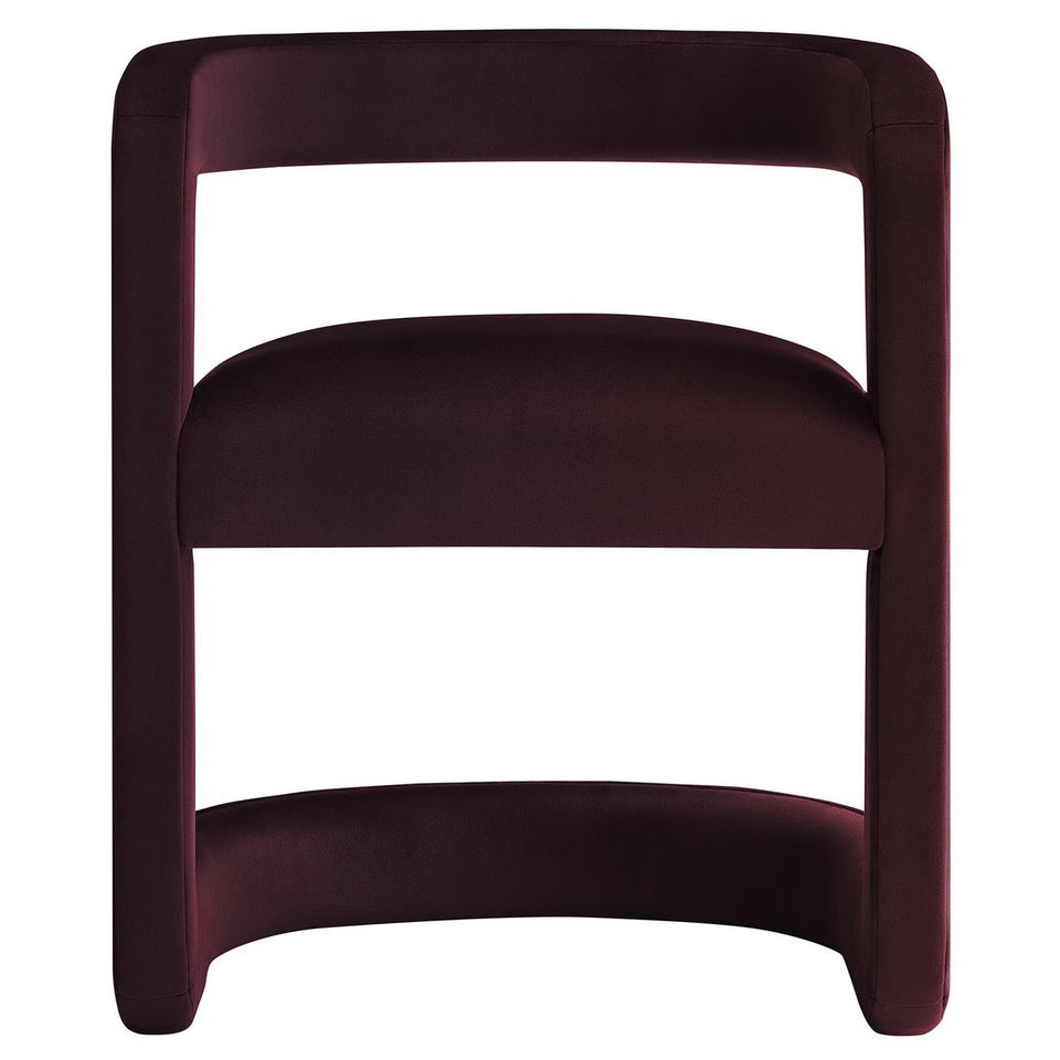 Winslow Barrel Performance Velvet Dining Chair by Modway