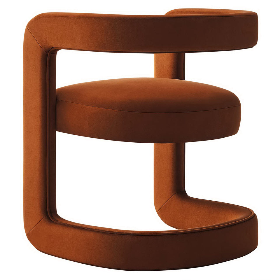 Winslow Performance Velvet Barrel Accent Chair by Modway