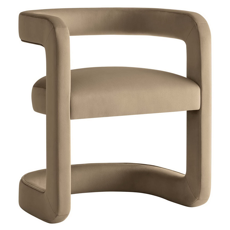 Winslow Performance Velvet Barrel Accent Chair by Modway