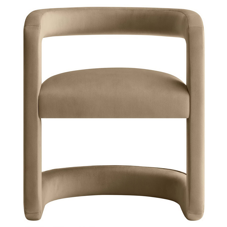 Winslow Performance Velvet Barrel Accent Chair by Modway