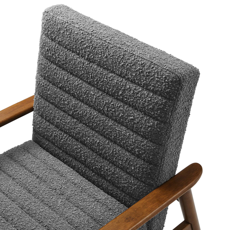 Jensen Boucle Fabric Accent Chair by Modway