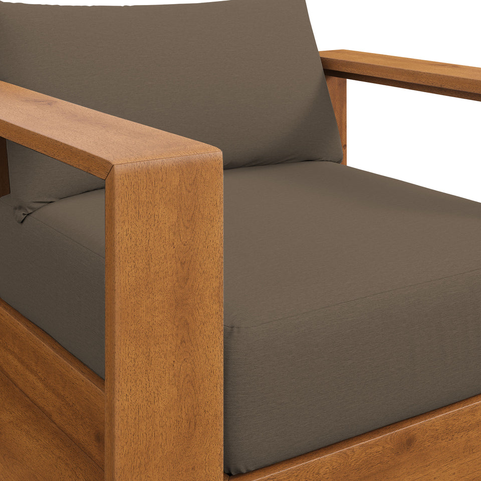 Tahoe Outdoor Patio Acacia Wood Chair by Modway