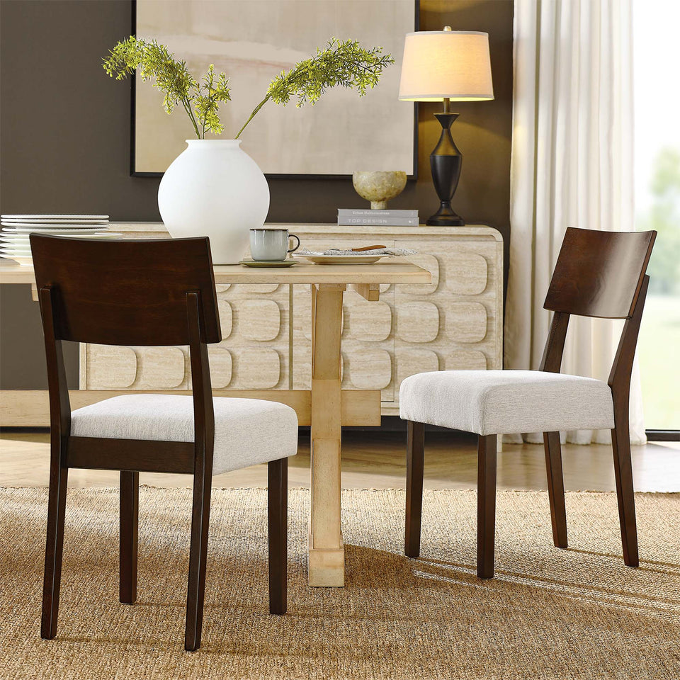 Pax Wood Dining Side Chairs Set of 2 by Modway