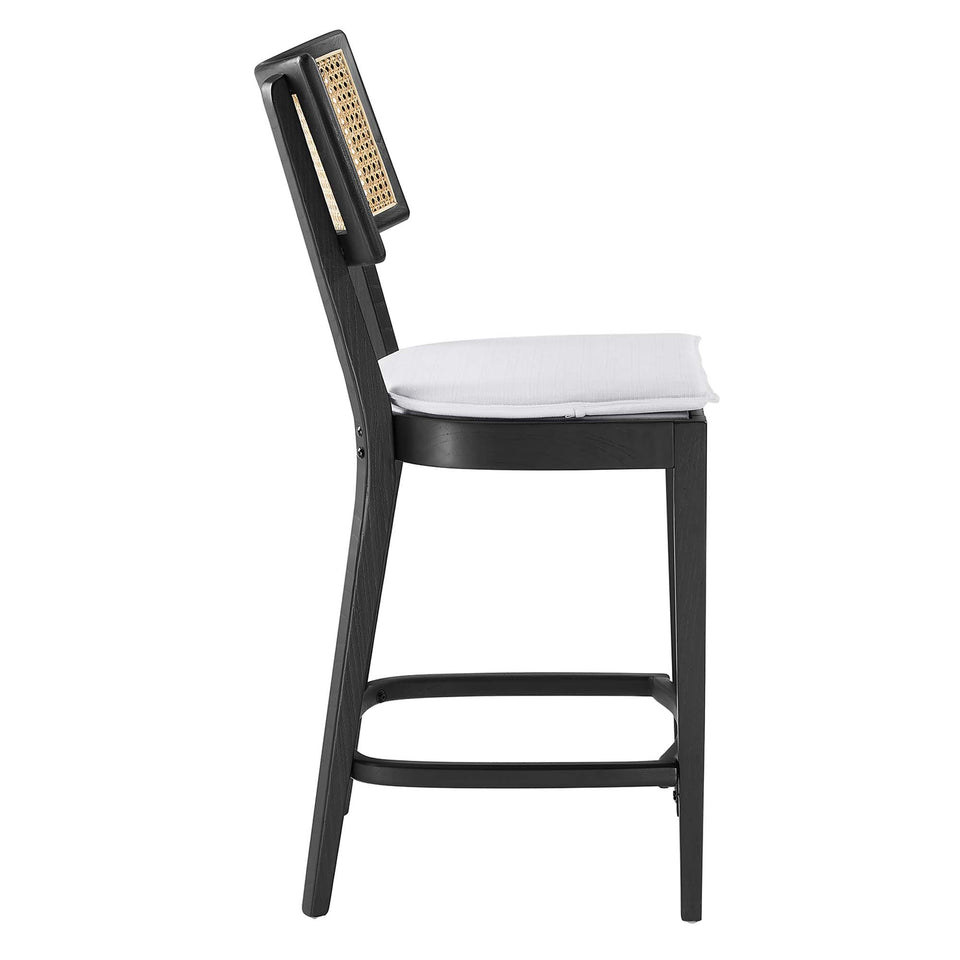 Caledonia Wood Counter Stools Set of 2 by Modway