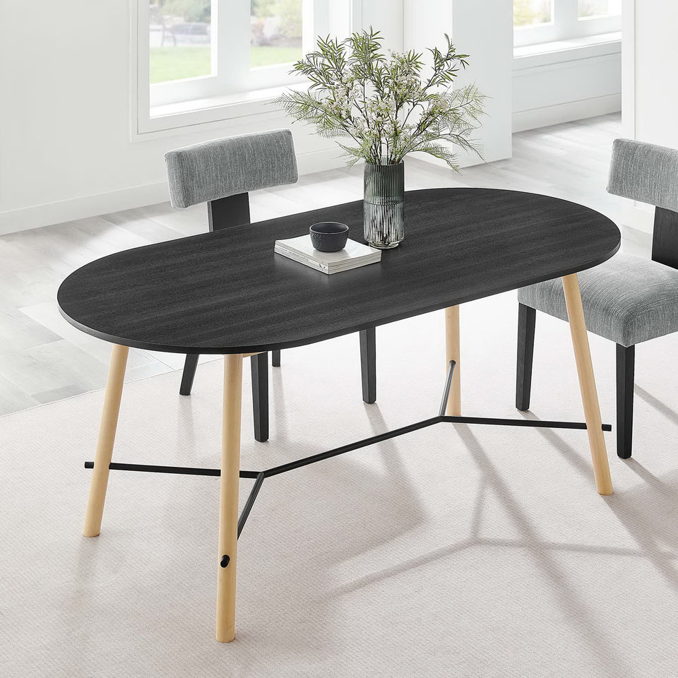 Infuse 71" Wood Grain Dining Table by Modway