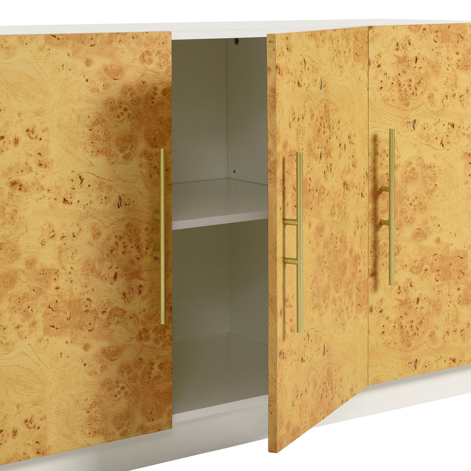 Abel 69 Inch Burl Wood Sideboard Buffet TV Stand by Modway