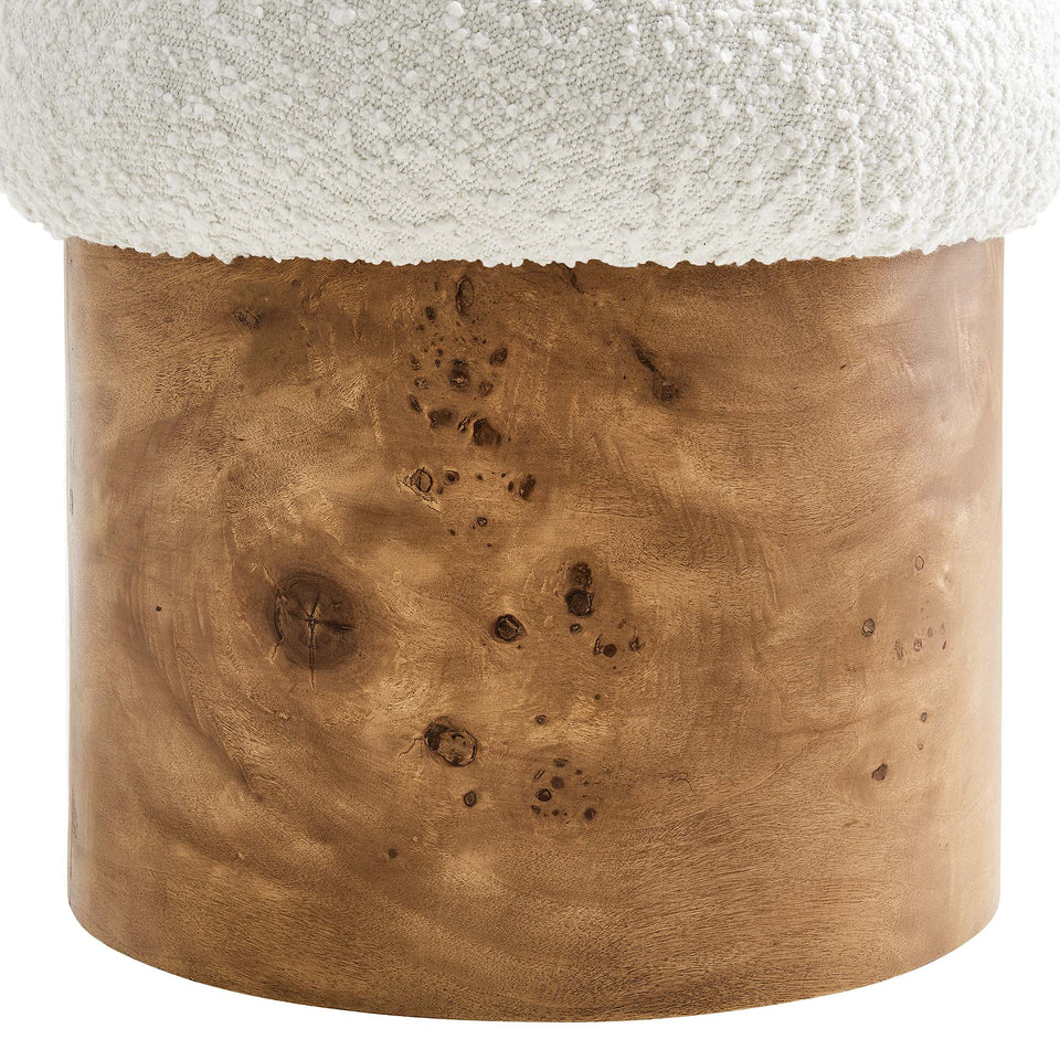 Breeze Boucle Upholstered Ottoman by Modway