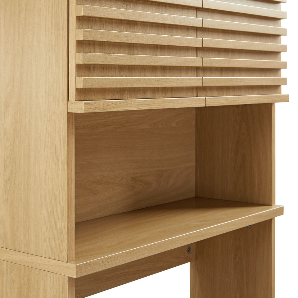 Render Over the Toilet Bathroom Storage Cabinet by Modway