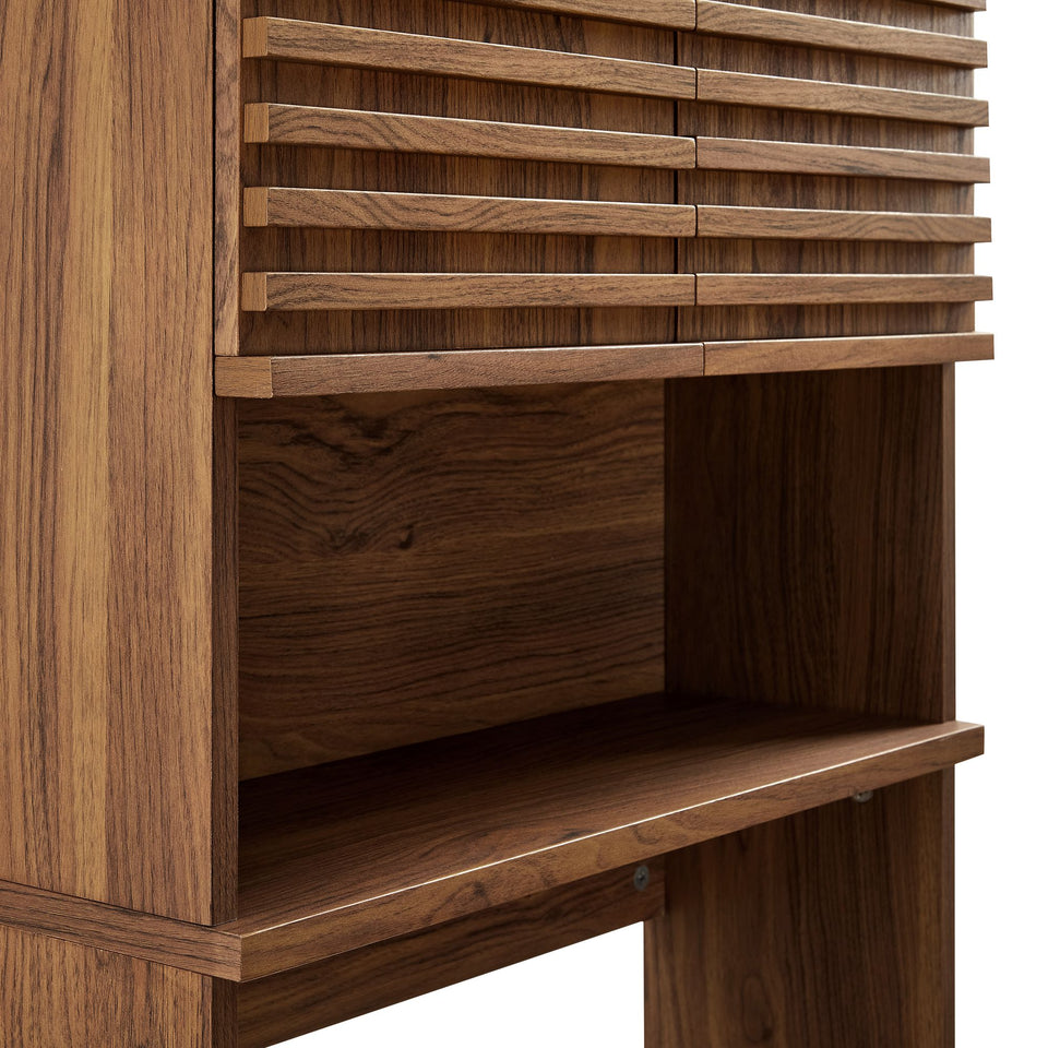 Render Over the Toilet Bathroom Storage Cabinet by Modway