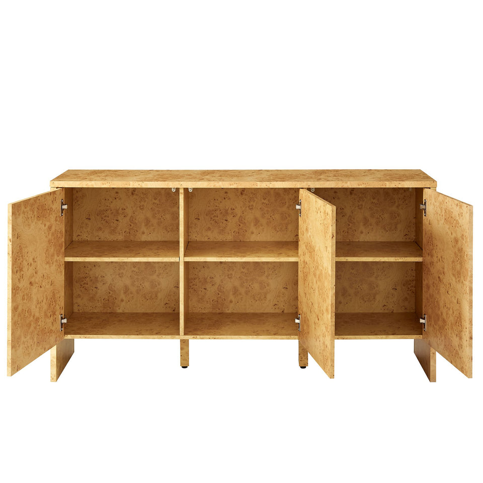 Hudson 60" Burl Wood Sideboard by Modway