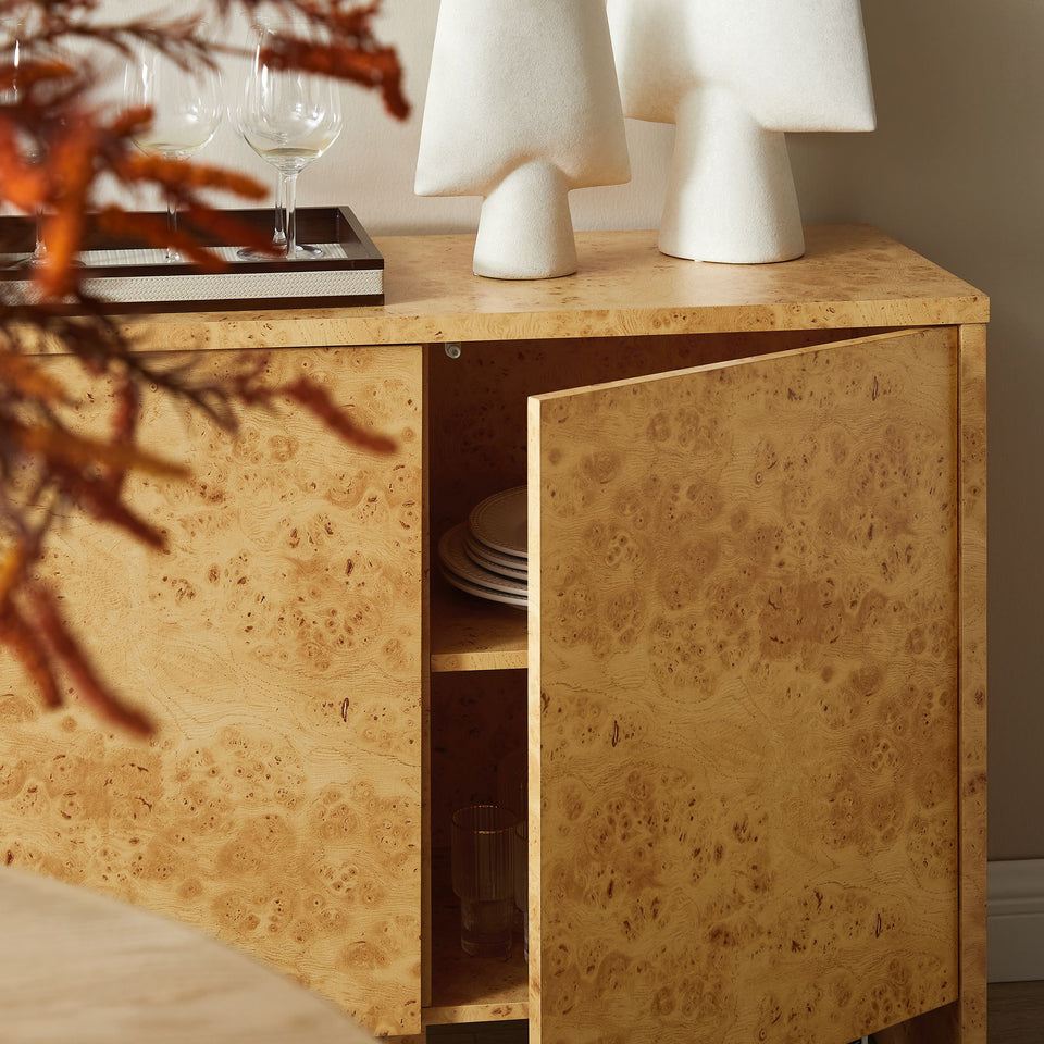 Hudson 60" Burl Wood Sideboard by Modway