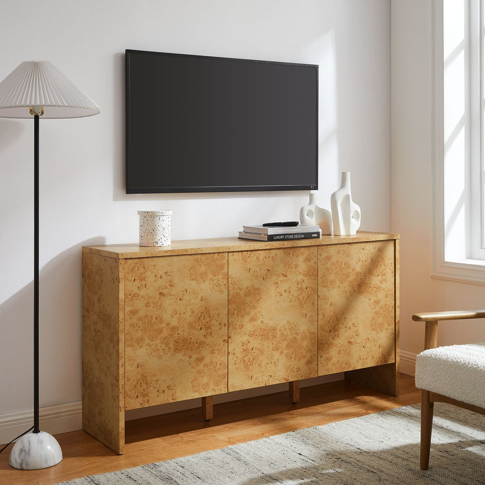 Hudson 60" Burl Wood Sideboard by Modway